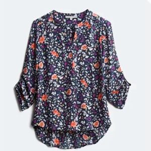 Daniel Rainn Coda Split Neck Blouse